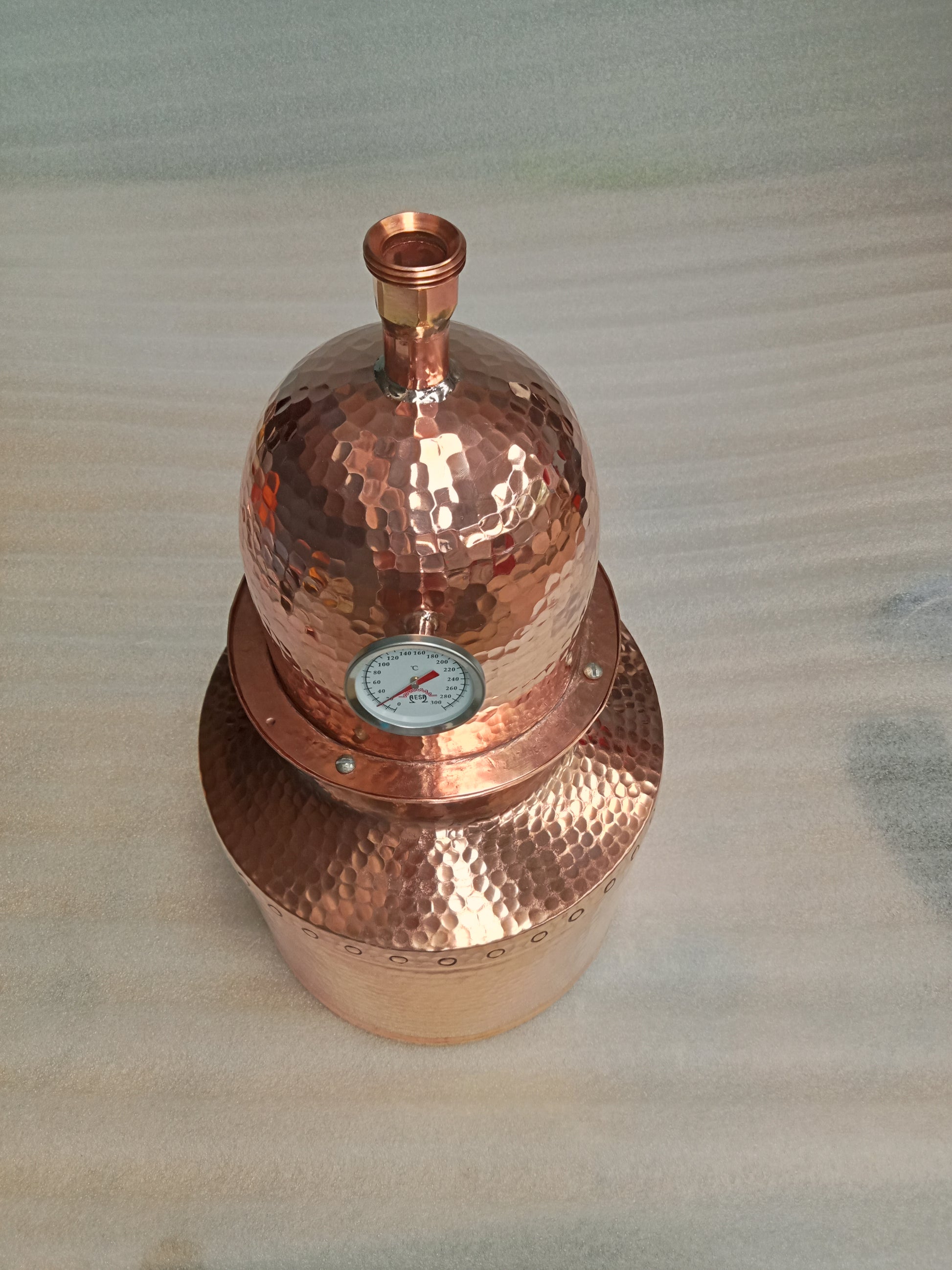 Alambique artesanal de cobre para destilar 5 litros /copper alembic for distill - cobre David Copper